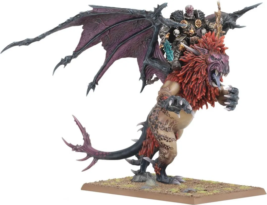 Games Workshop Warhammer The Old World Chaos Lord op Manticore 08-05