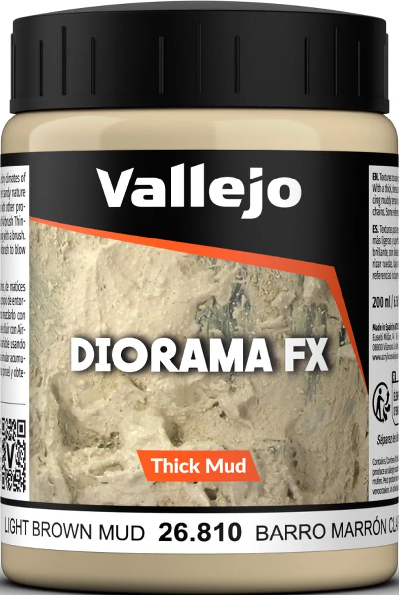 Vallejo Light Brown Mud 200ml