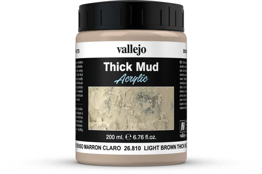 Vallejo Light Brown Mud 200ml