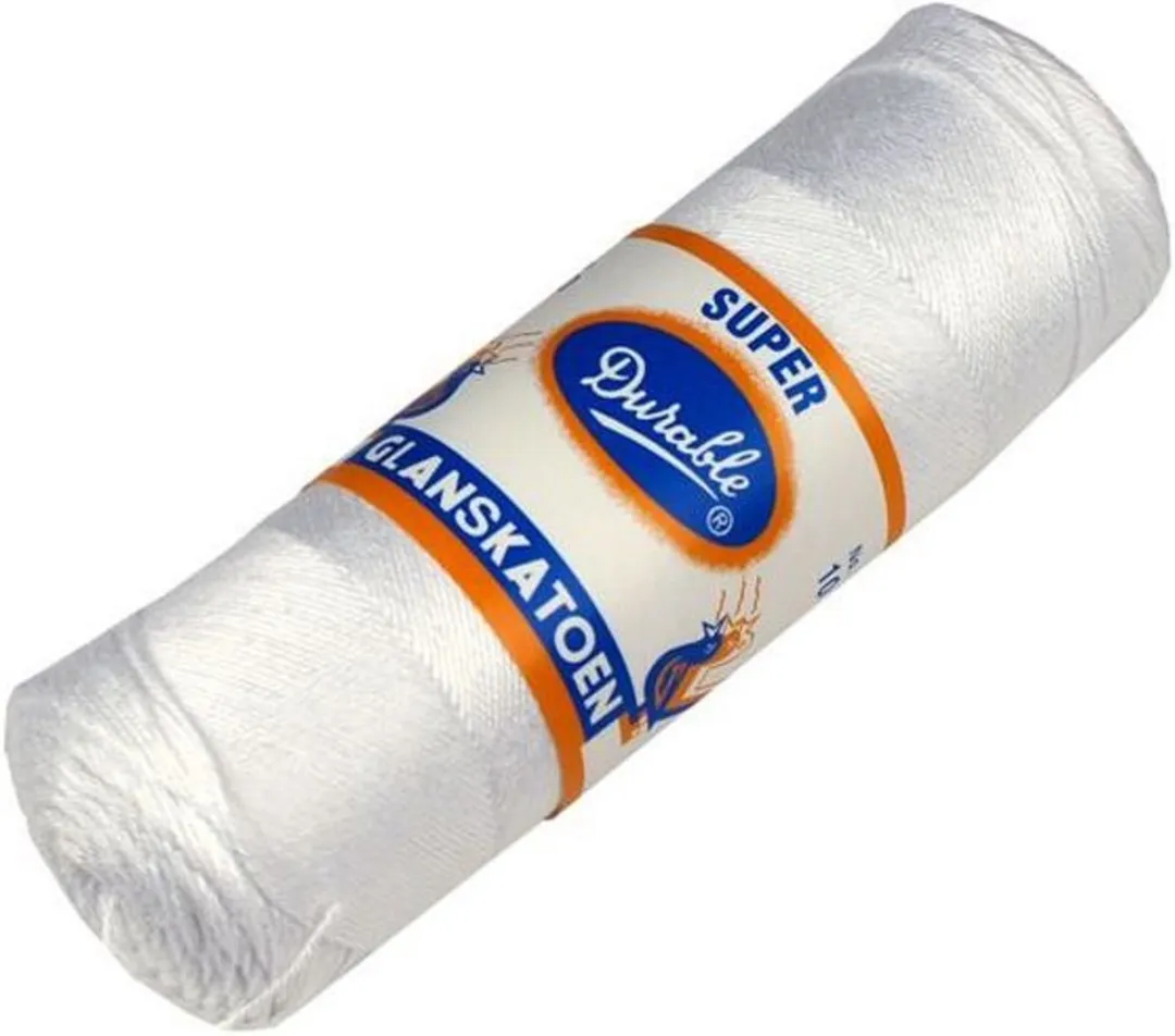 Durable Glanskatoen Nr. 8 Wit Garen