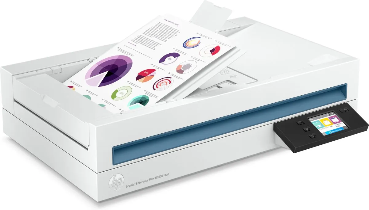 HP Scanjet Enterprise Flow N6600 20G08A#B19 Scanner - A4 - Wit