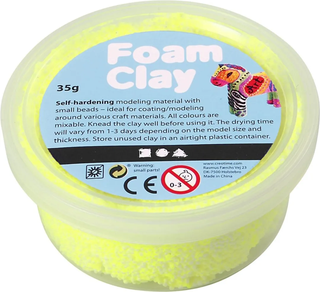 Foam Clay Neon Geel 35g