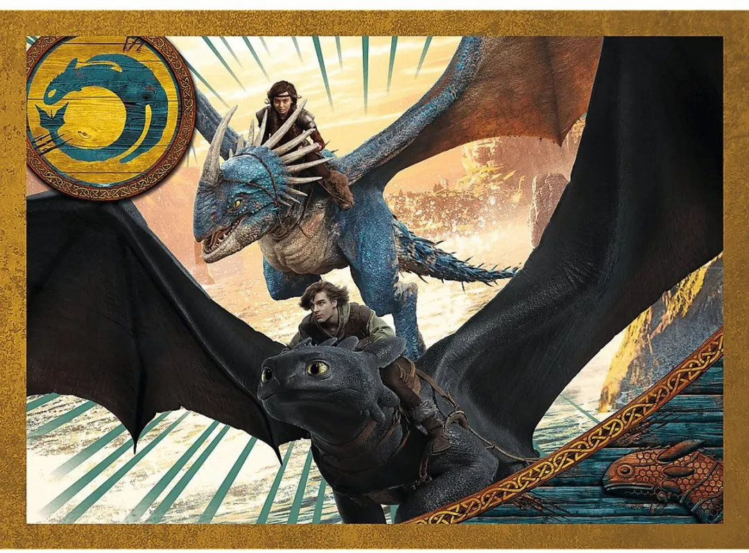 Trefl How to Train Your Dragon Puzzelset 41 Stuks - Multicolor