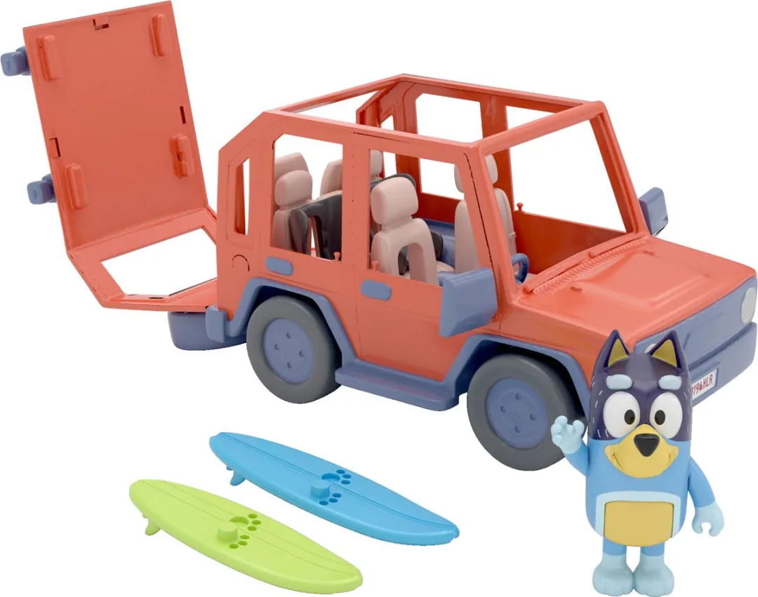 Moose Toys BLUEY 4WD Landcruiser Speelauto MS13018 - Meerkleurig
