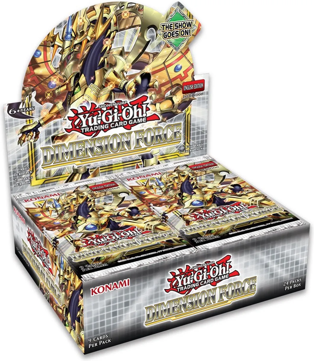 Yu-Gi-Oh! TCG Dimension Force Booster Display