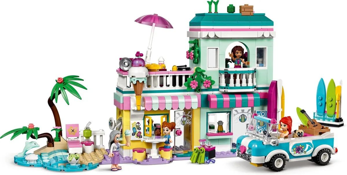 LEGO Friends Surfer Strandhuis 41693 - 685 Stukken
