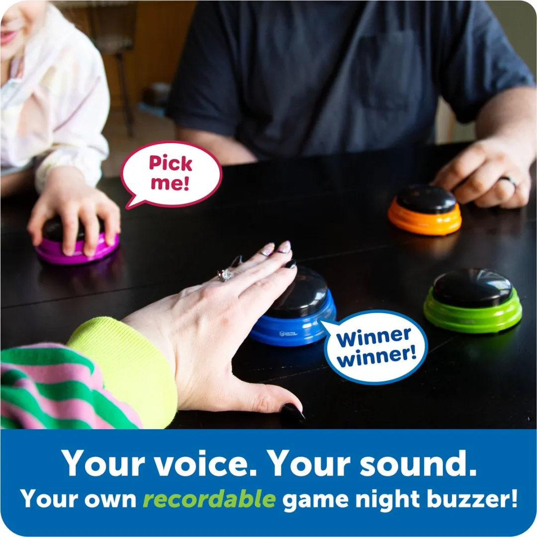 Learning Resources Antwoord Buzzers Set 4 Stuks - Opneembaar