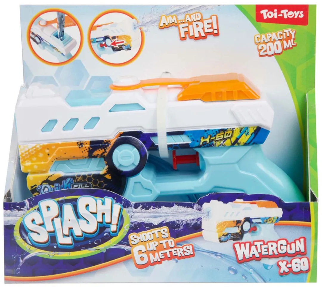 Toi-Toys Splash Waterpistool Quick Fill X60