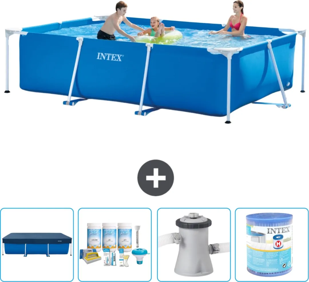 Intex Rechthoekig Frame Zwembad 300x200x75cm