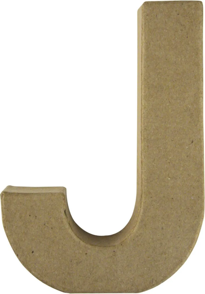 Rayher Papier Mache Letter J