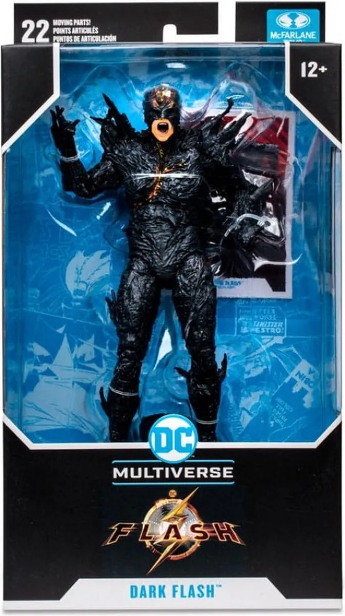 McFarlane Toys DC The Flash Dark Flash Actiefiguur 18cm - Zwart