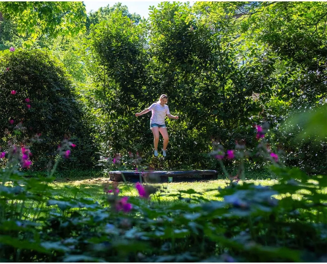 EXIT Silhouette Inground Trampoline Ø244cm - Zwart