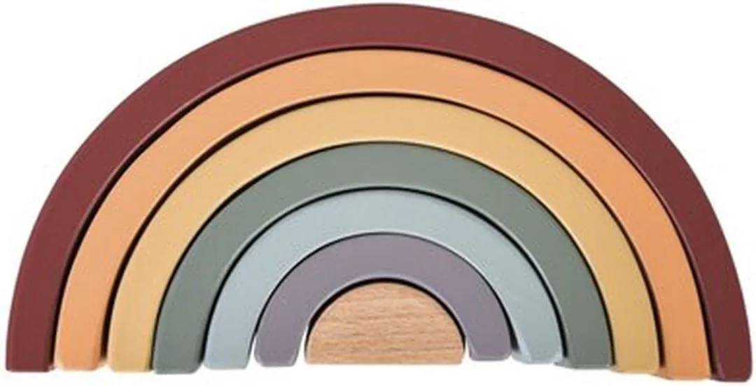 Playing Kids Houten Regenboog Stapelaar