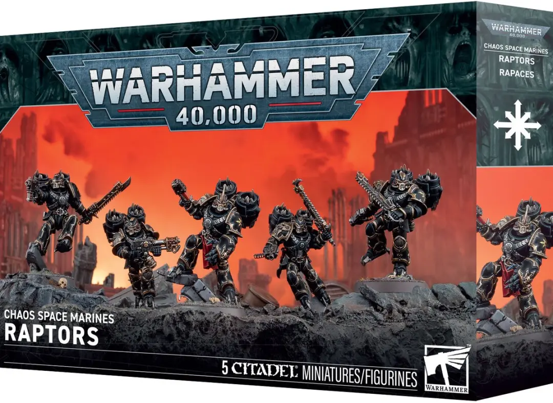 Games Workshop Chaos Space Marines Raptors 5 Stuks