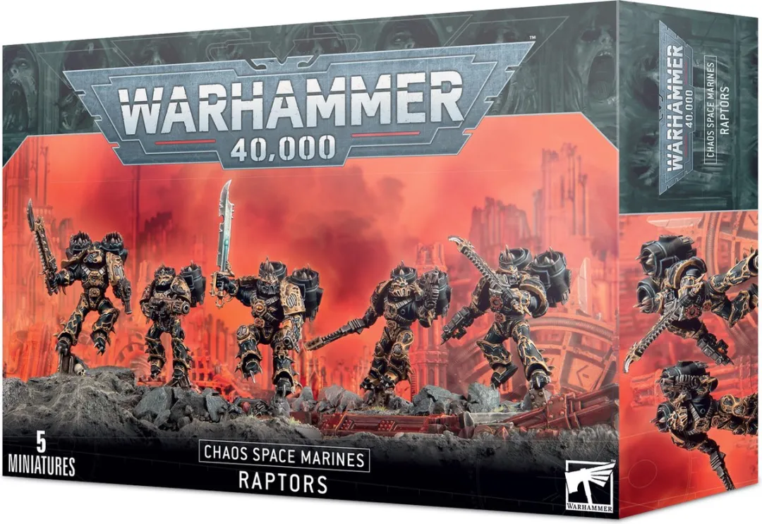 Games Workshop Chaos Space Marines Raptors 5 Stuks