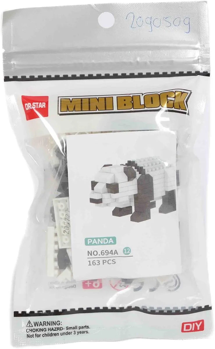 PIA Soft Toys Bouwset Blokken Panda