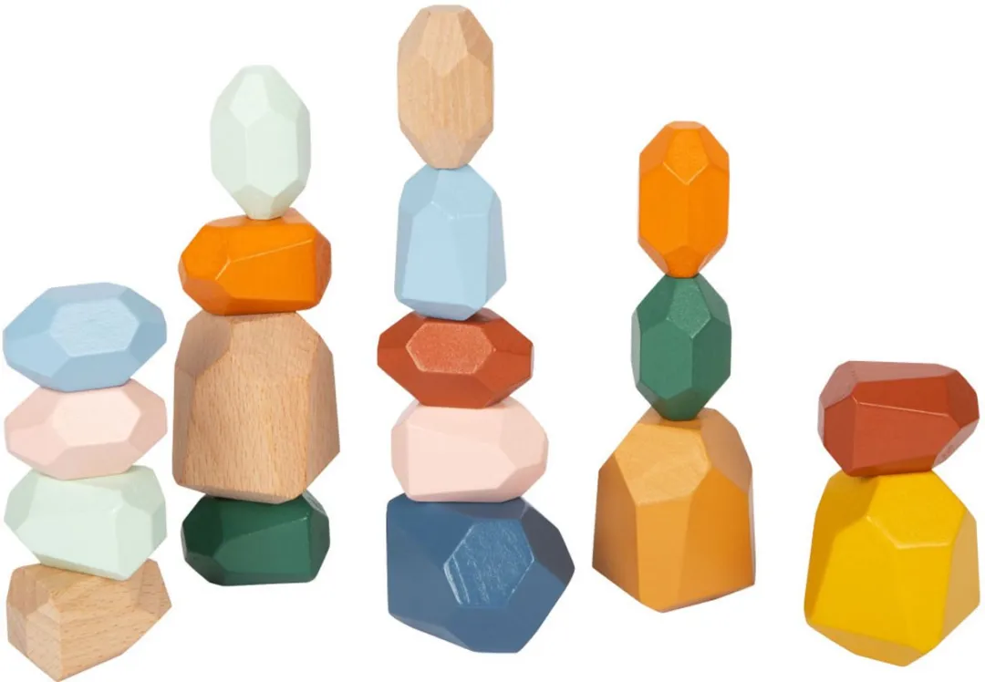 Small Foot Houten Balans Blokken Safari 18-delig