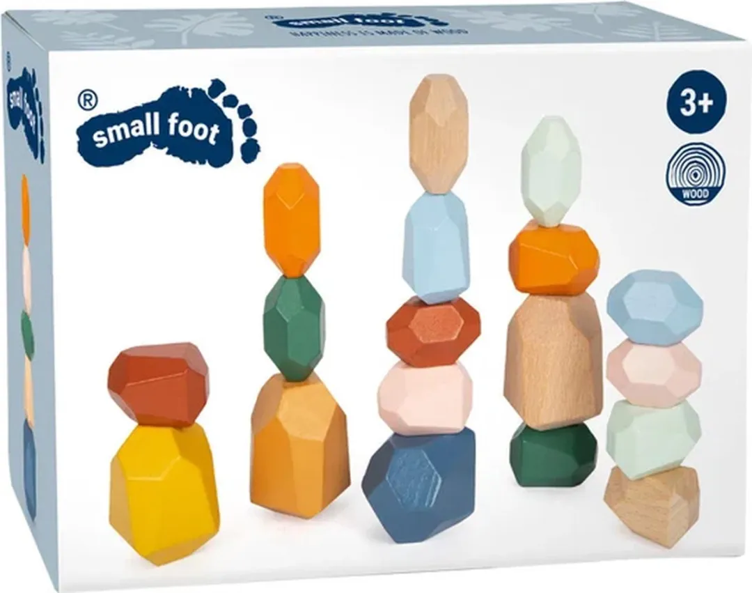 Small Foot Houten Balans Blokken Safari 18-delig