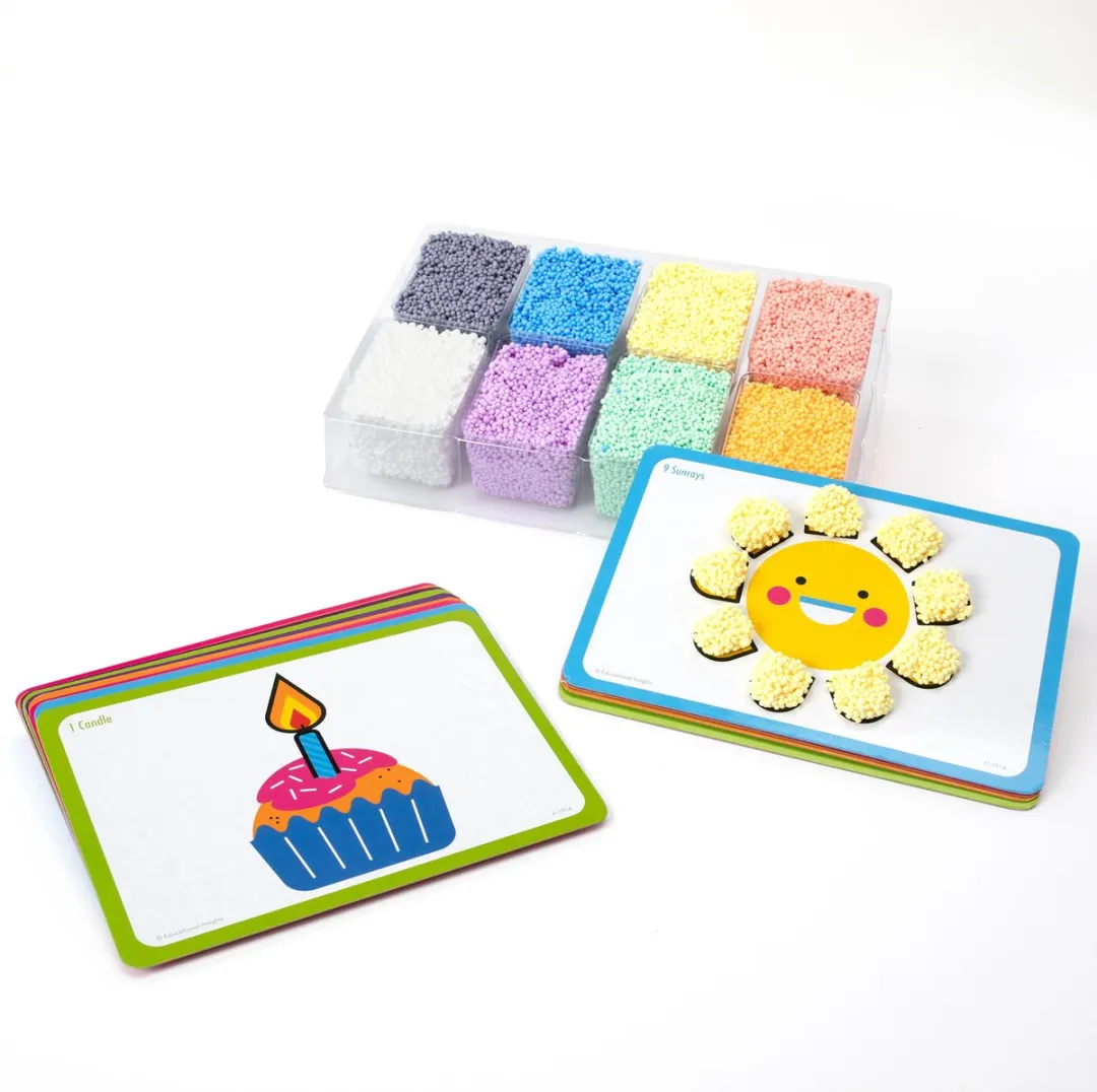 Learning Resources Playfoam Telspel Multicolor - 8 Blokken & 13 Kaarten
