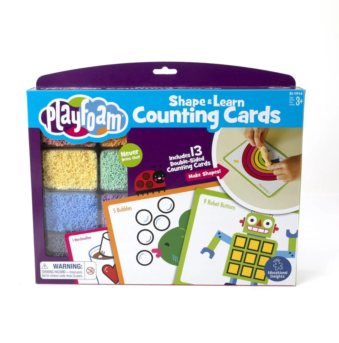 Learning Resources Playfoam Telspel Multicolor - 8 Blokken & 13 Kaarten