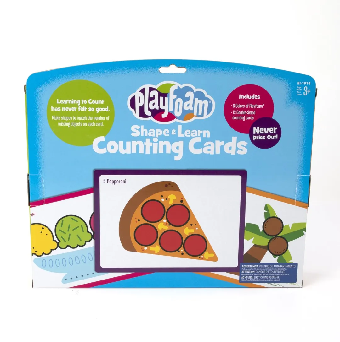 Learning Resources Playfoam Telspel Multicolor - 8 Blokken & 13 Kaarten