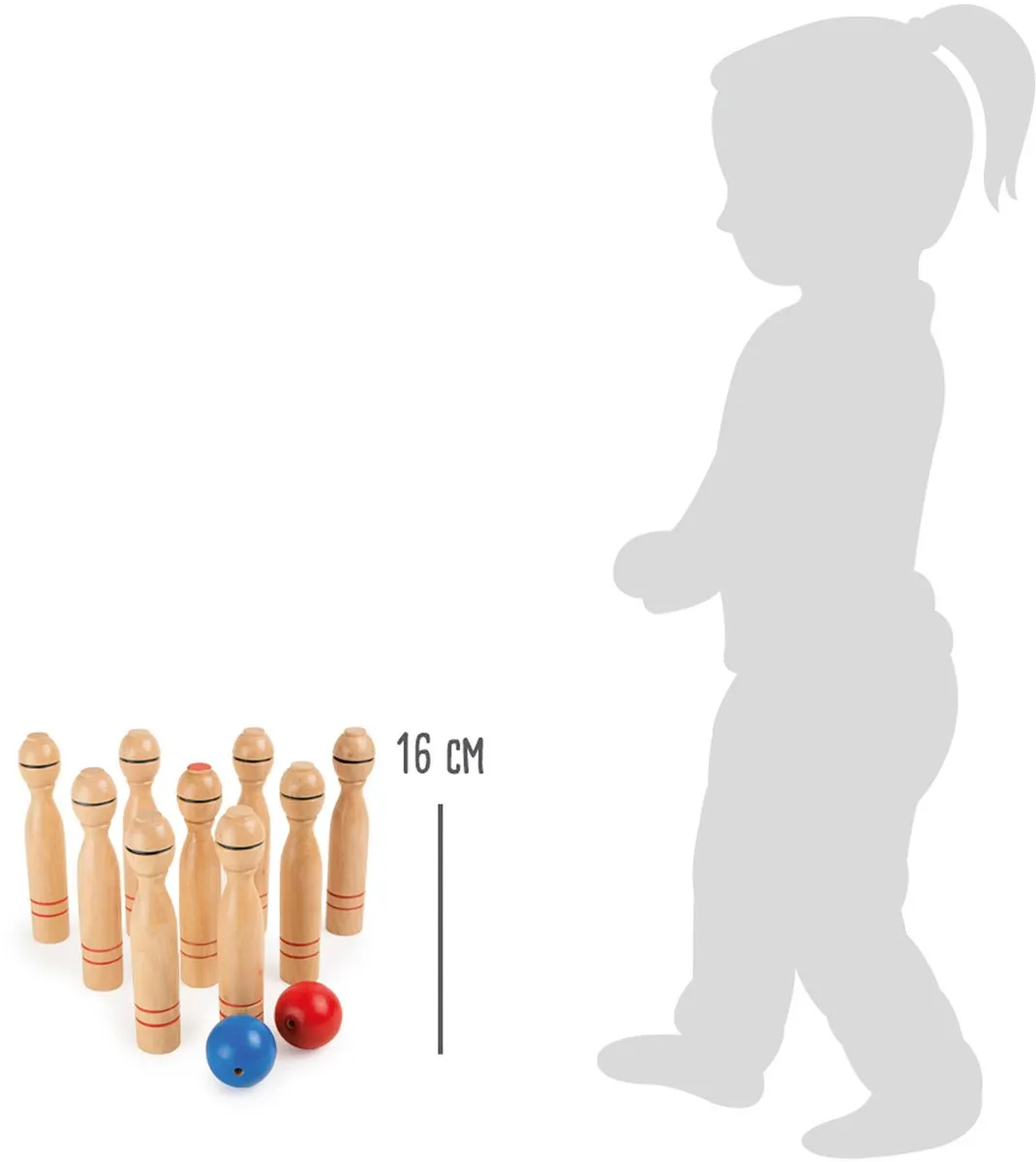 Small Foot Houten Kegelspel 11-delig