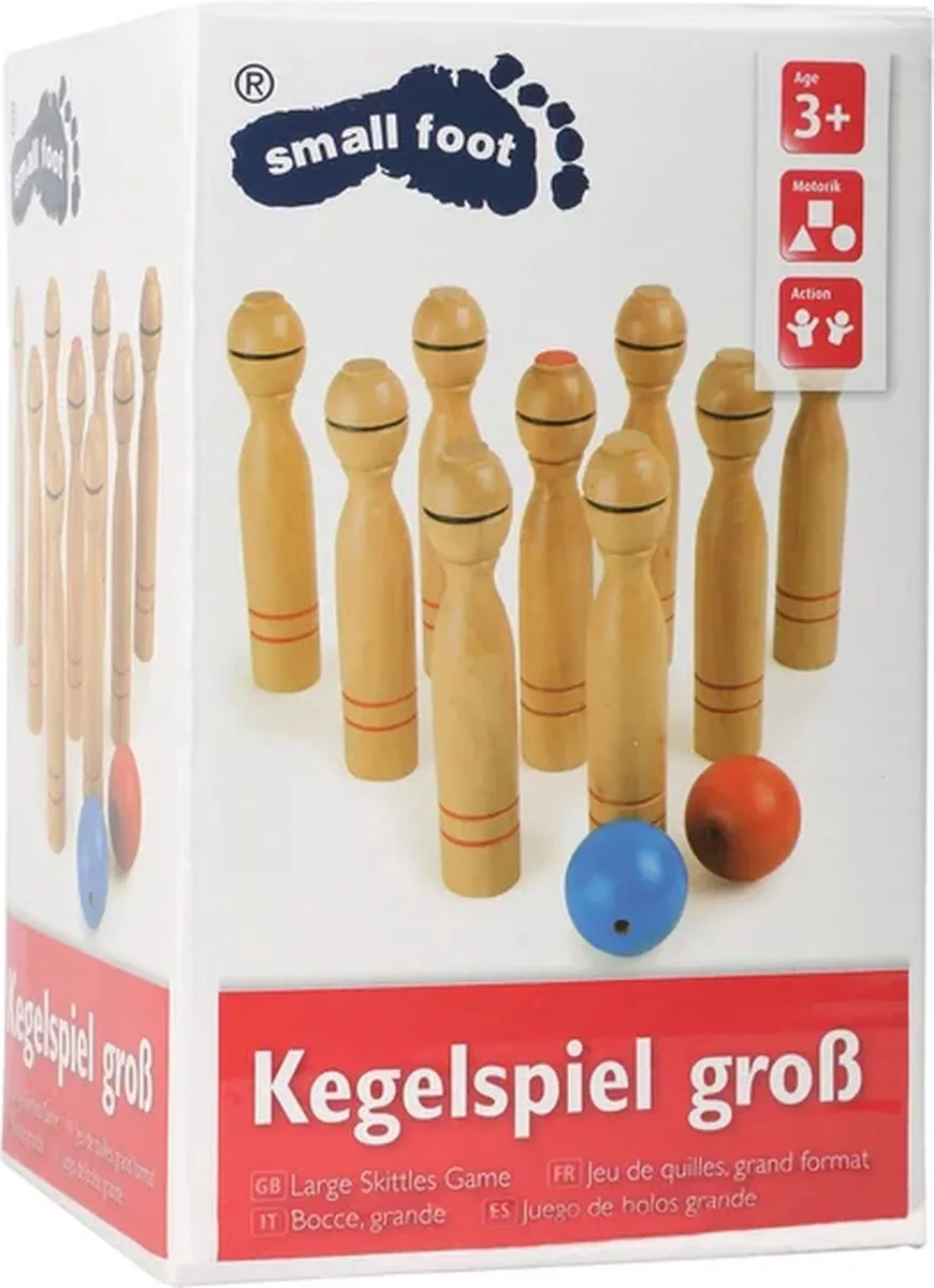 Small Foot Houten Kegelspel 11-delig