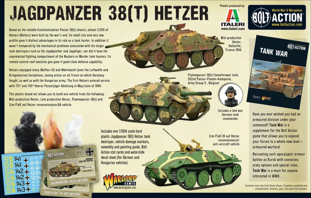 Warlord Games Bolt Action Jagdpanzer 38(t) Hetzer