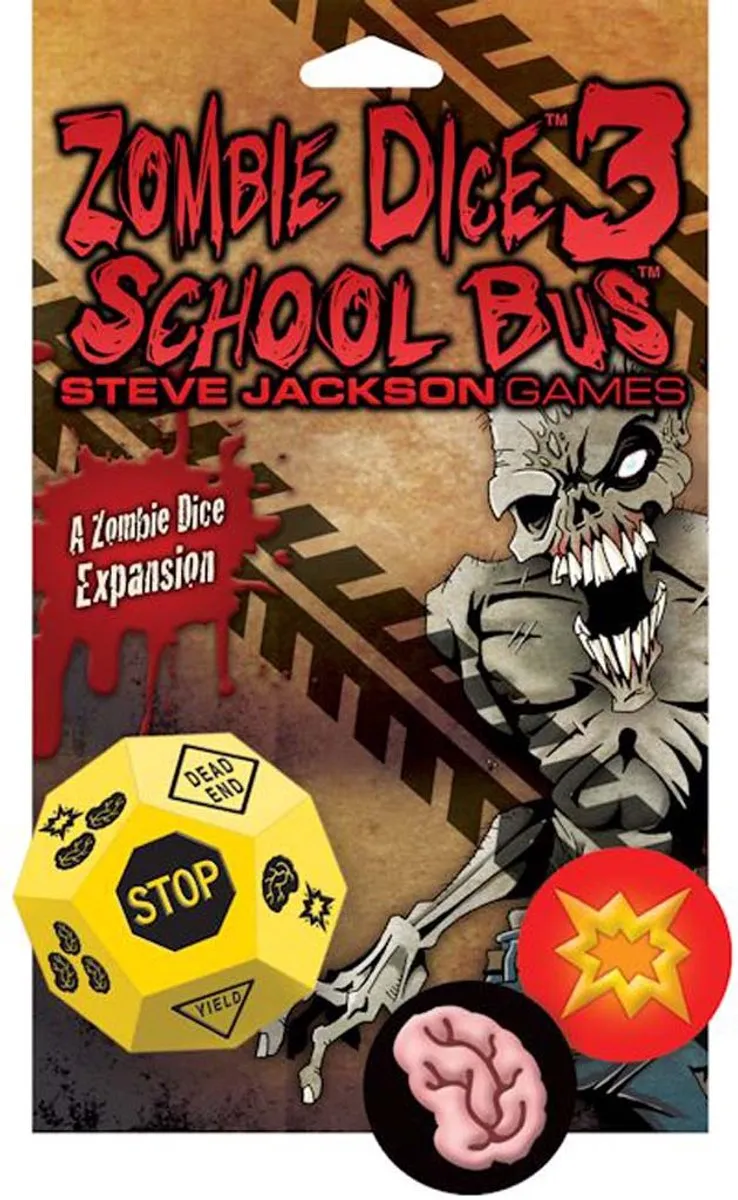 Steve Jackson Games Zombie Dice 3 School Bus - Multicolor