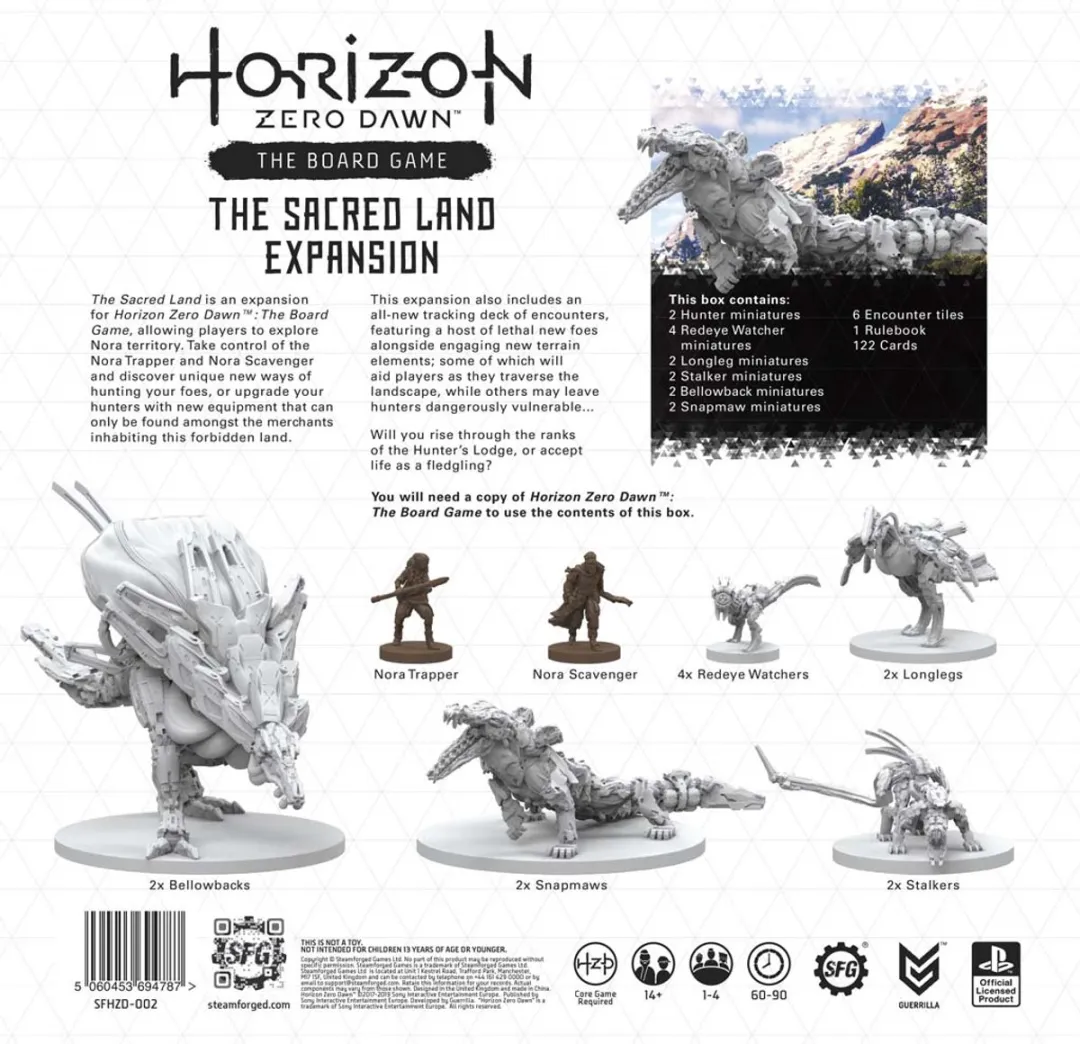 Steamforged Games - Horizon Zero Dawn Board Game - The Sacred Land Expansion - Uitbreiding - Engelstalig