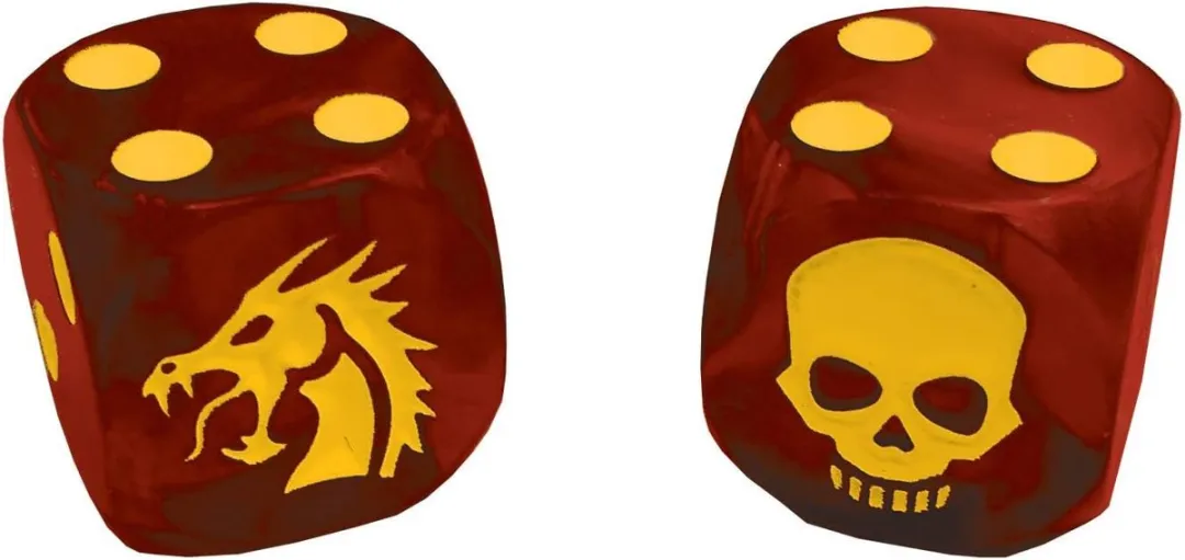 Steve Jackson Games Dice Dragon Doosje - 6vlaks Multicolor