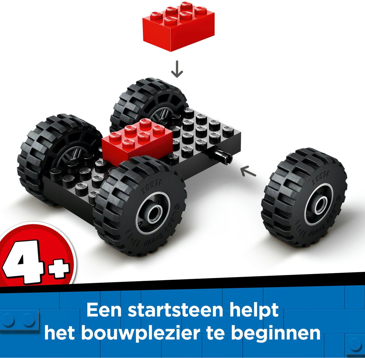 LEGO City Gele wiellader bouwbare voertuigset - 60450