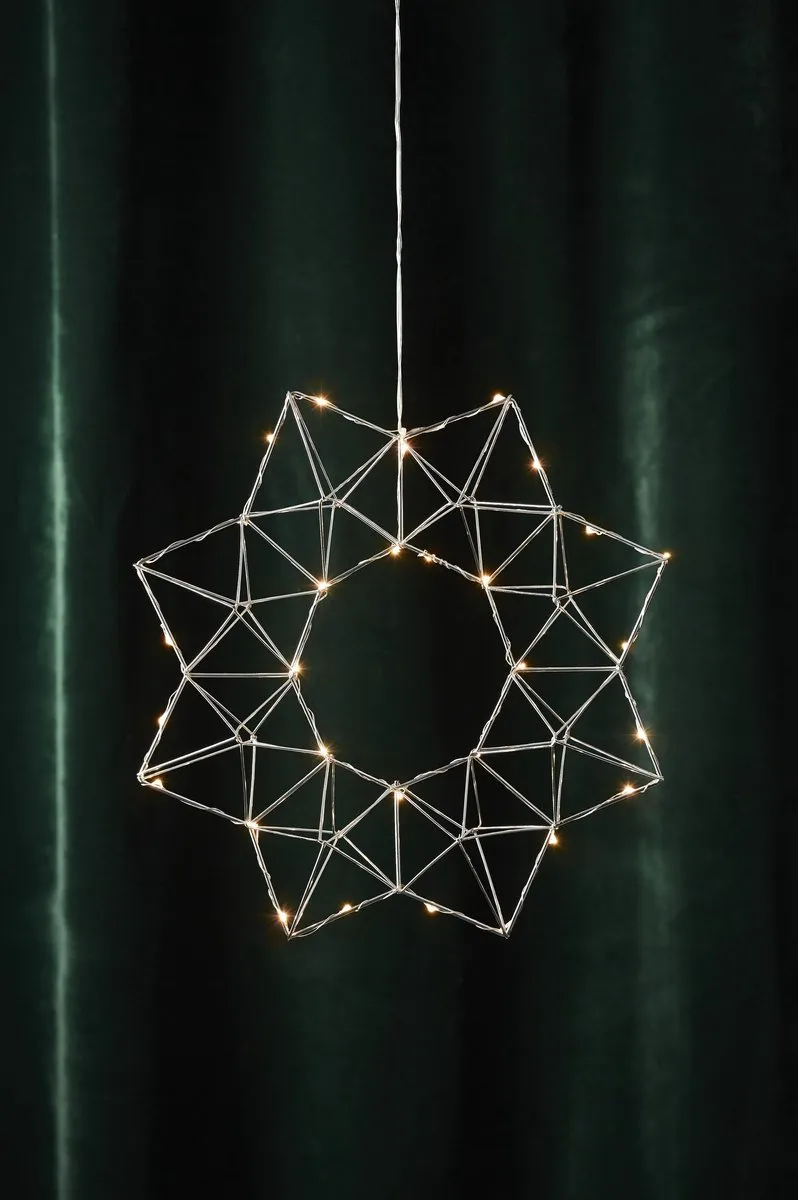 Star Trading Lichtdecoratie Figuur 30 LED 0,9W - Chroom