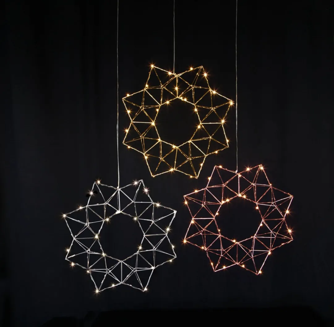 Star Trading Lichtdecoratie Figuur 30 LED 0,9W - Chroom