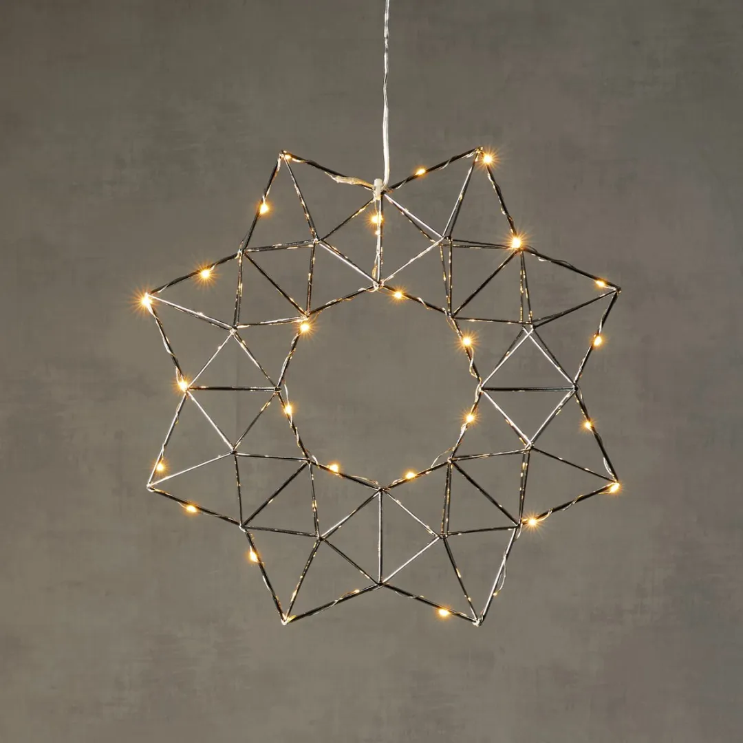 Star Trading Lichtdecoratie Figuur 30 LED 0,9W - Chroom
