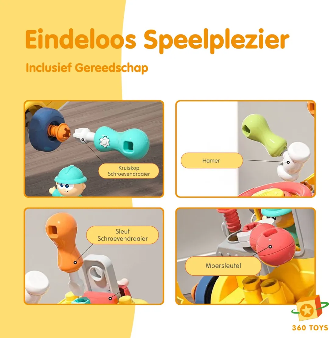360 Toys Engineering Bus STEM Speelgoed 8720865575407 - Meerkleurig - afbeelding 6 van 6