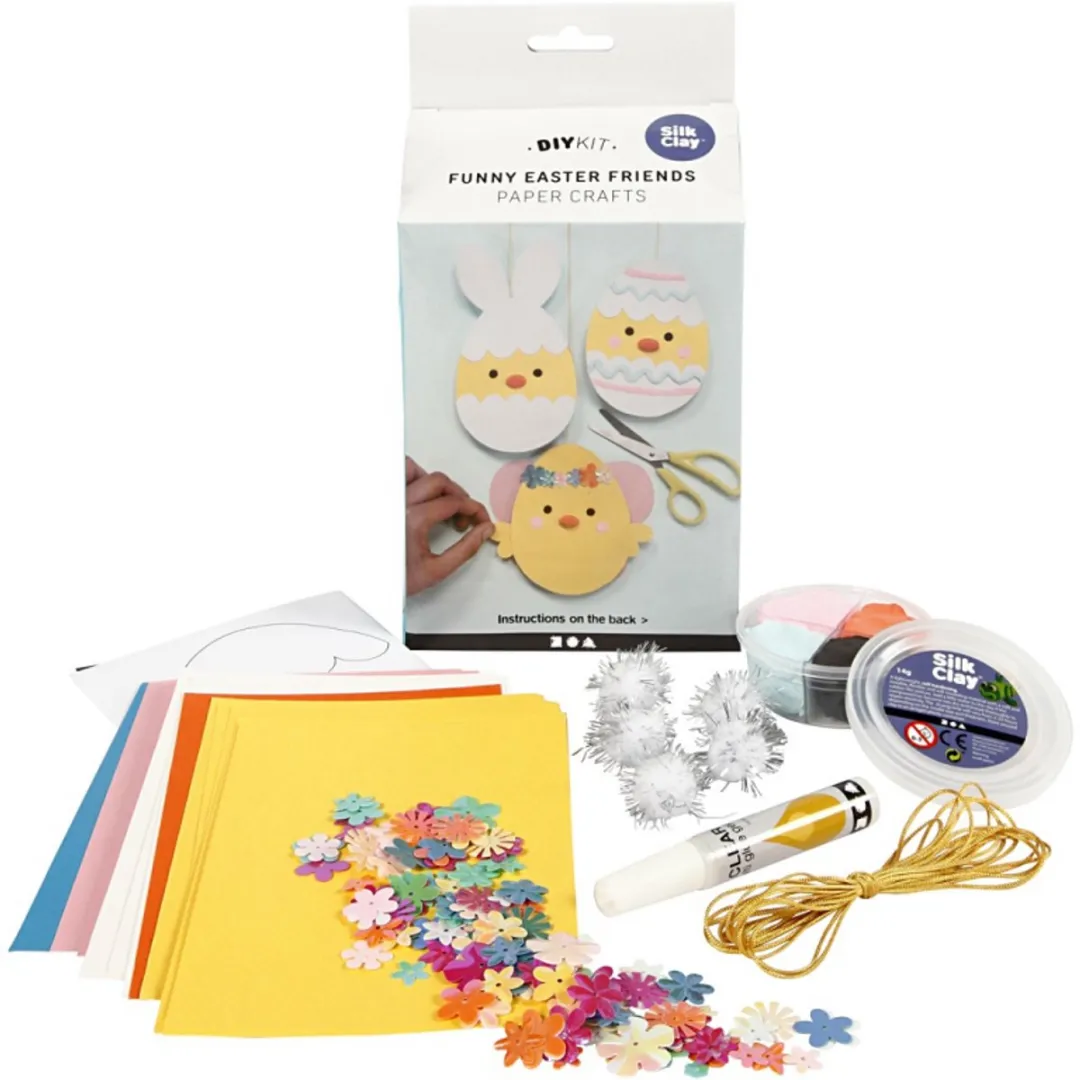 Creativ Company Silk Clay Knutselset Paasdecoratie