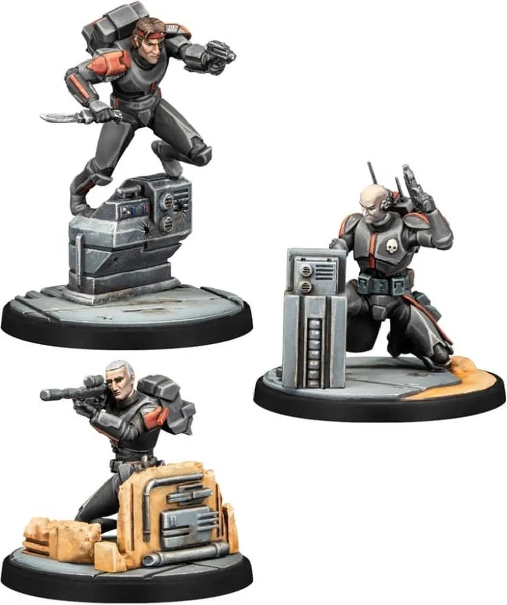 Atomic Mass Games Star Wars Shatterpoint Clone Force 99 Squad Pack SWP38