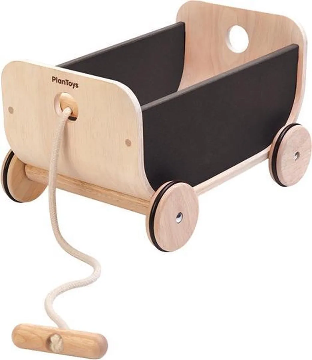 Plantoys Wagon - Zwart - afbeelding 6 van 6