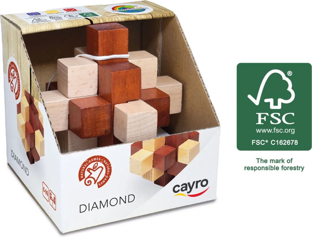 Geronimo Games Diamond Diamant Puzzel 10x10cm