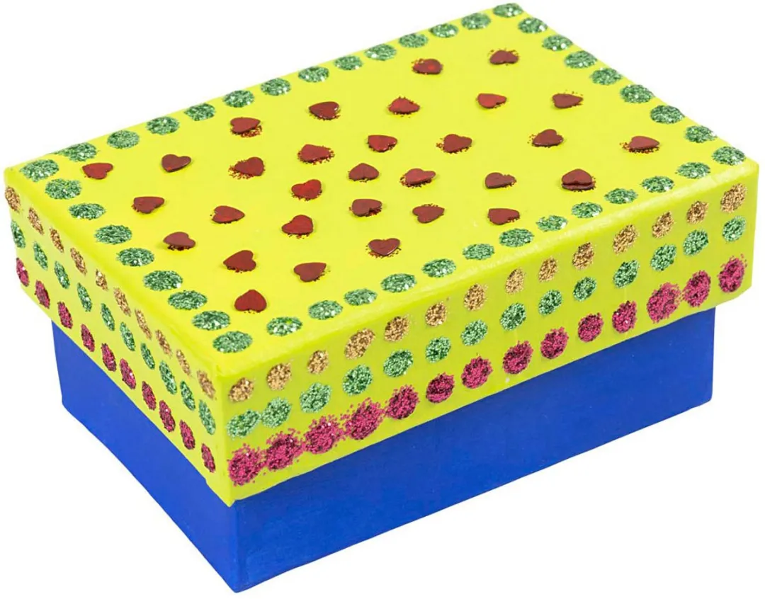 Creativ Company Knutseldozen Wit Karton - Set van 4