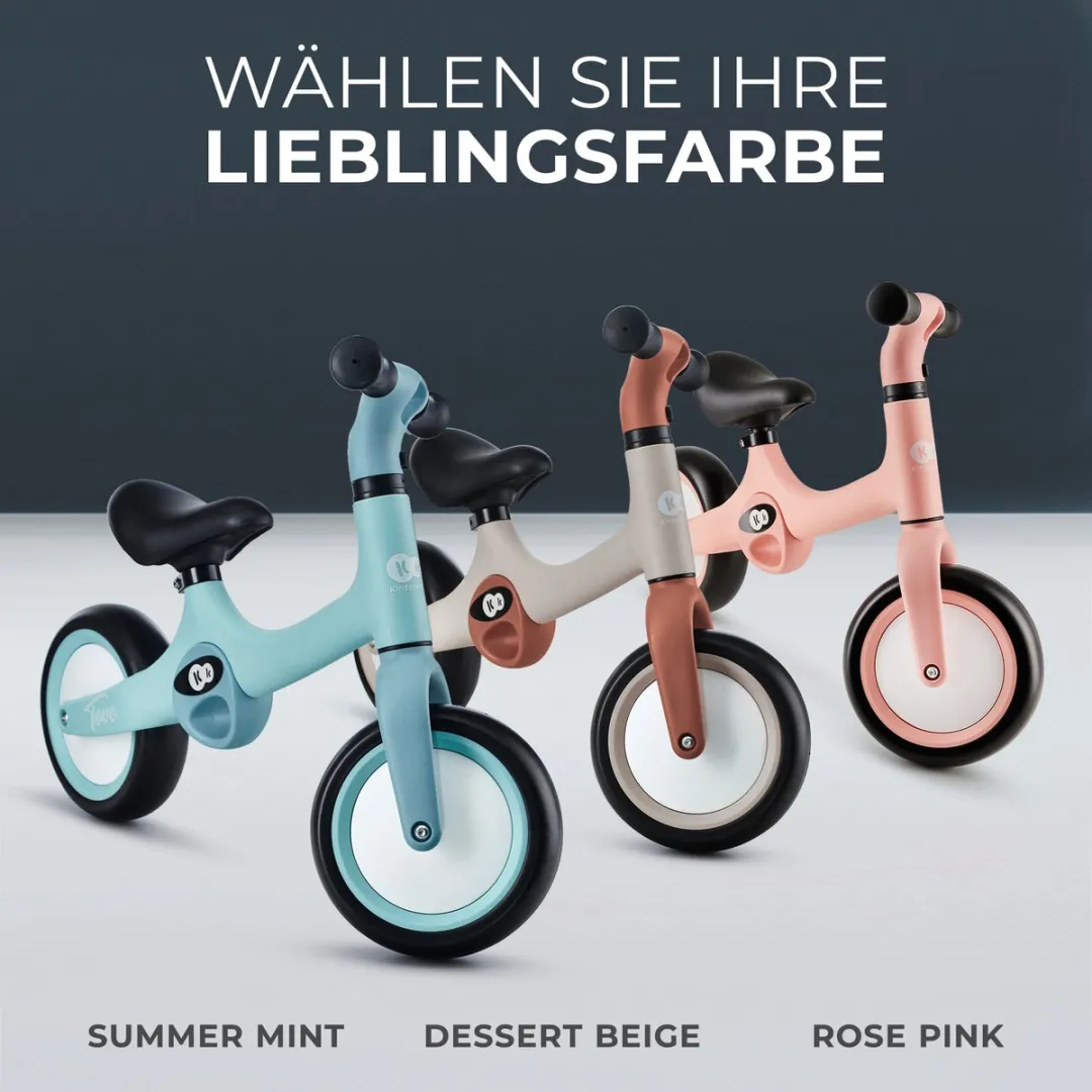 KinderKraft TOVE Loopfiets - 20cm - Opvouwbaar - Roze