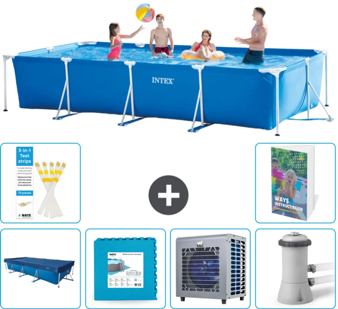Intex Rechthoekig Frame Zwembad 450x220cm