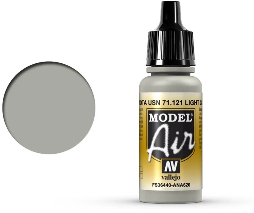 Vallejo Model Air Light Gull Grey Acrylverf 17ml
