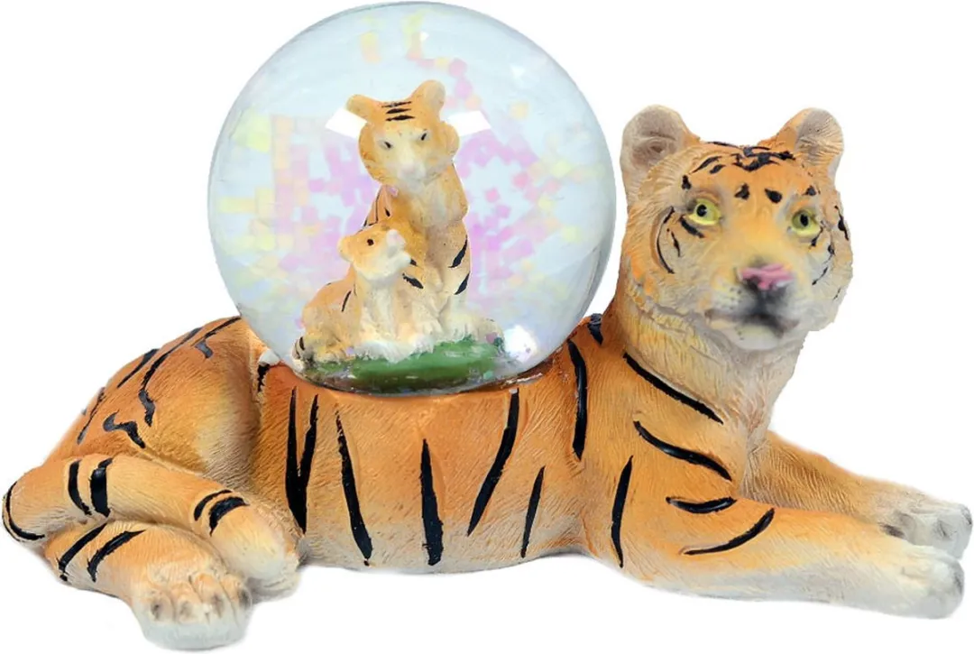 PIA Soft Toys Tijger Bruin Liggend Waterbal