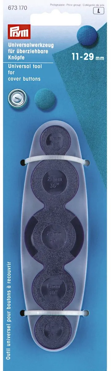 Prym Universele Matrijs Stofknopen 11-29mm - Uni