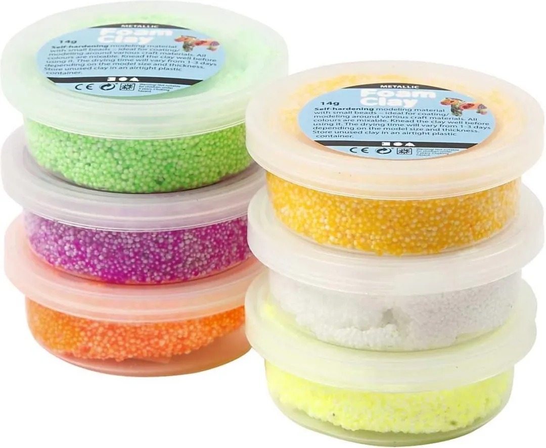 Foam Clay Assorti - 6x14 gram