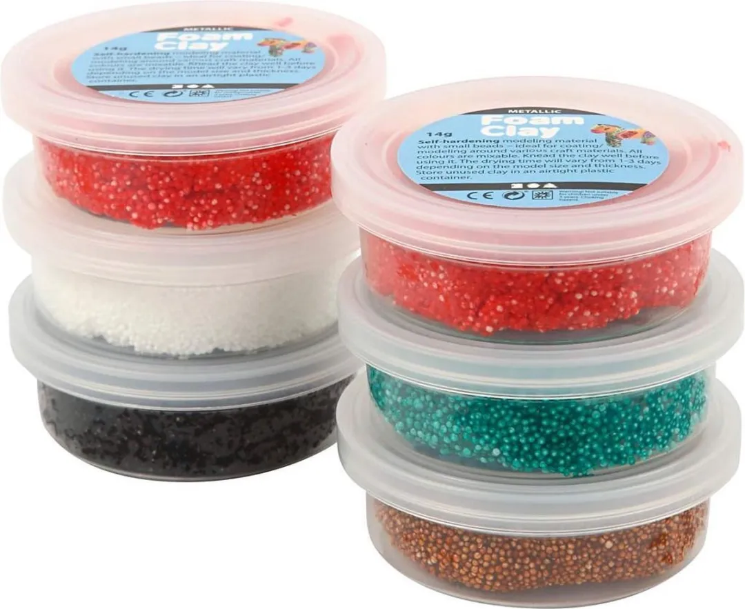 Foam Clay Assorti - 6x14 gram