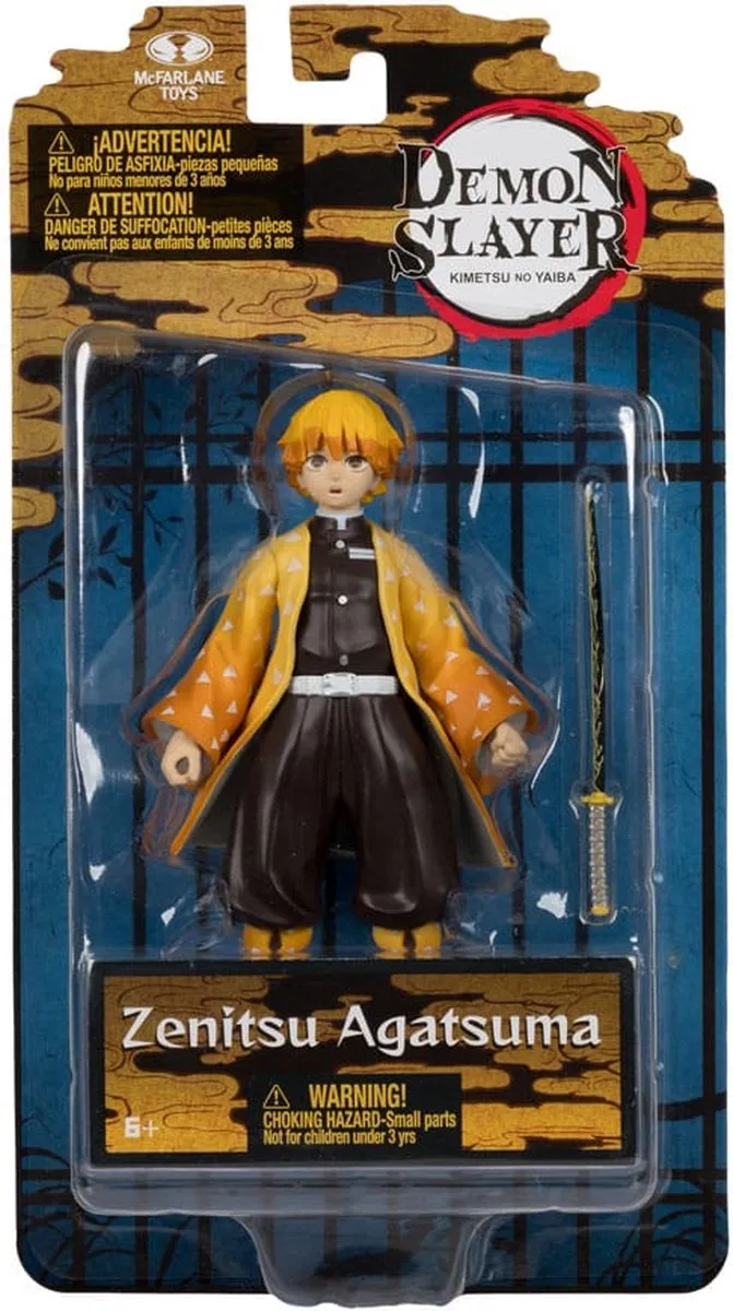 McFarlane Toys Demon Slayer Zenitsu Agatsuma Action Figure 13cm - Multicolor