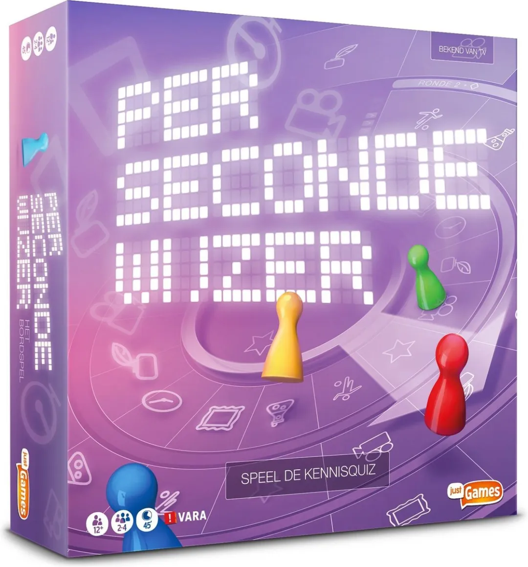 Just Games Per Seconde Wijzer Bordspel - 2-4 Spelers